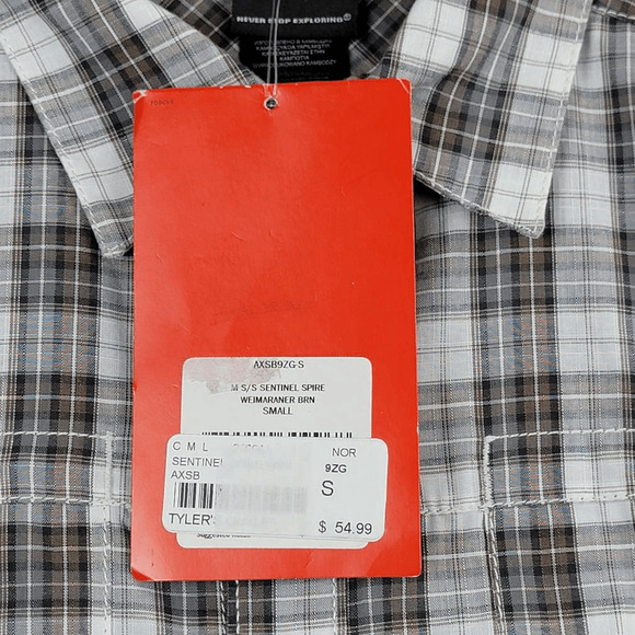 The North Face Men's Shirt Button Down Short Sleeve Small NWT - Picture 8 of 8